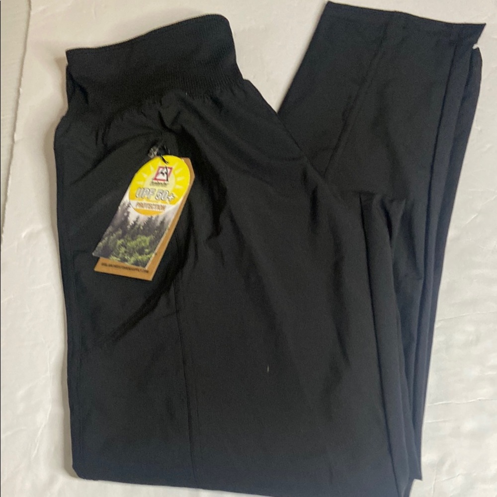 Avalanche Black  Relaxed Fit pull on pants